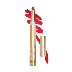 MyGlamm Ultimatte Long Stay Matte Lipstick - Bombshell (Red) | Long Lasting Lipsticks for Women With 12hr Stay | Transfer Proof | Rich Colour | Moisturising Lightweight Formula | 1.3g