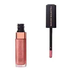 MyGlamm Manish Malhotra Beauty Hi-Shine Lipgloss-Rose Lustre (Pink)-5 ml | Long Lasting Lip Gloss for Moisturizing And Hydrating Lips |Glossy Finish