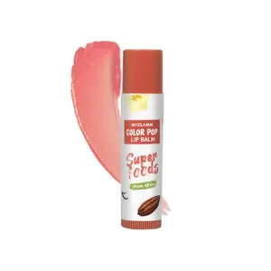 MyGlamm Superfood Color Pop Lip Balm-Strawberry-4.6gm