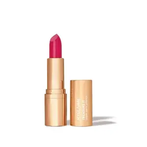 MyGlamm Treasure IT Suede Matte Lipstick - Cuddle Buddy (Pink Shade) | Long Lasting Non Drying Bullet Lipstick With Vitamin E (4.2g)