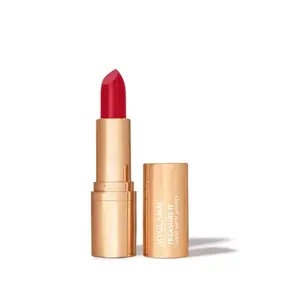MyGlamm Treasure IT Suede Matte Lipstick - Date Night (Red Shade) | Long Lasting Non Drying Bullet Lipstick With Vitamin E (4.2g)