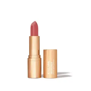 MyGlamm Treasure IT Suede Matte Lipstick - Flirt Phase (Brown Shade) | Long Lasting Non Drying Bullet Lipstick With Vitamin E(4.2g)