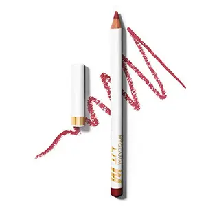 MyGlamm LIT Matte Lipliner Pencil-Vsco (Berry Red)-1.14 gm | 5HR Feather-Proof | With Vegetable Wax | Highly-pigmented Lip Liner