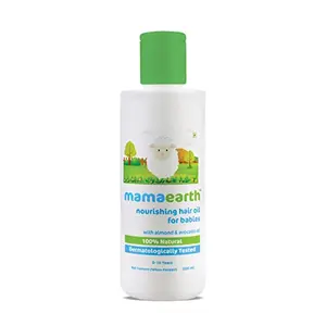 Mamaearth Nourishing Baby Hair Oil with Almond & Avocado Oil - 200 ml 1 piece