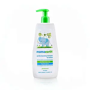 Mamaearth Gentle Cleansing Natural Baby Shampoo 400ml (White)
