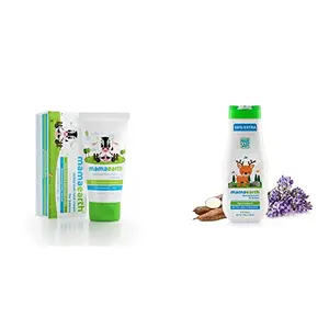 Mamaearth Milky Soft Natural Baby Face Cream for Babies 60mL & dusting Powder with Organic Oatmeal & Arrowroot Powder 150g