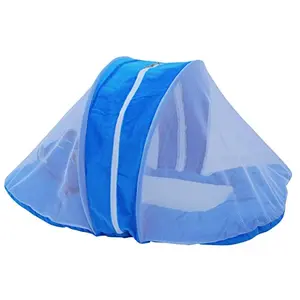Amardeep Toddler Mosquito and Insect Protection Net/Mattress Blue 70 * 40 cms