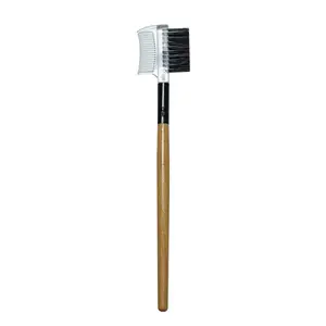 BRONSON PROFESSIONAL Eyebrow Spoolie Make Up Brush Perfect for Lining Shaping Brows and Eyes for Brows or Lashes - Brown