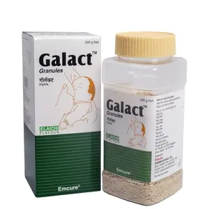 Emcure Galact Granules - Shatavari Powder - Breast Feeding Supplement  Increase Milk supply - Lactation Supplement for Women - Mothers - Flavor  200 g (Elaichi 200 g (Pack of 1))