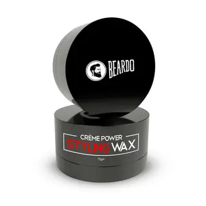 Beardo Cream Power Styling Wax 75 gm | Hair Wax Men | Styling Wax | Volumizing Wax | Natural Finish | Hair Cream | Hair Wax