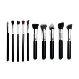 Premium 10 pcs makeup brush set for professional home use
