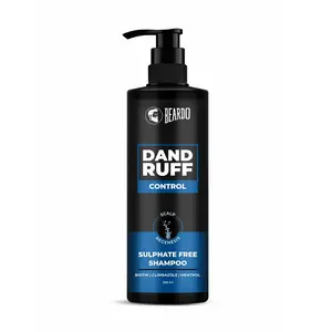 Beardo Dandruff Control Sulphate Free Shampoo 200 ml | Anti Dandruff Shampoo | Shampoo for men | Sulphate and Paraben Free Shampoo