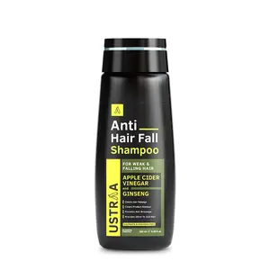 Ustraa Anti Hair Fall Shampoo 250ml - Clinically tested to reduce hairfall by 64% Dermatologically Tested With Apple Cider Vinegar Strengthens Hair & Cleans Scalp to Prevent Hairfall No Sulphates No Parabens No Mineral Oil
