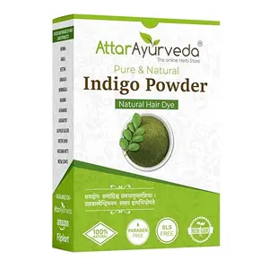 Attar Ayurveda Indigo Powder For Black Hair, 400g