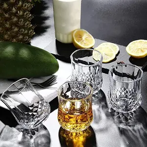 KHURJA POTTERY Design 30 ml Taqila Shot Glass Set of 6 for Brandy Vodka and Tequila