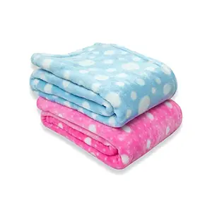 Tidy Sleep Baby Blankets New Born Combo Pack of Super Soft Baby Wrapper Baby Sleeping Bag for Baby Boys Baby Girls Babies (Seablue/Pink)