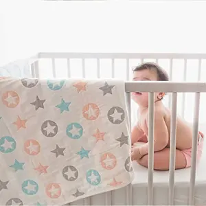 TIDY SLEEP Cotton New Born All Season Ultrasoft Single Baby Blanket For Babies Multicolor (100 Cm X 90 Cm) Breathable
