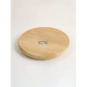 RDK Natural Sandalwood Pata Board/Chandan Pata (Size 5-inches) for Sandalwood (Chandan) Stick for Rubbing/Paste Making (Grey)