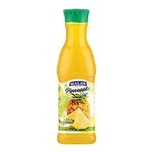 Mala's Pineapple Crush Pet Bottle -Made from Natural and Real Fruit Extracts Pet Bottle 1000 g