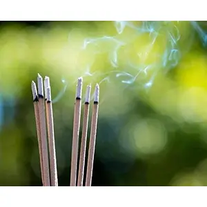 RDK Incense Sticks Agarbatti Loban with Stand - Set of 100 Grams (Loban Bamboo Incense Sticks)