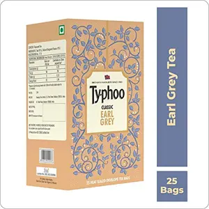 Typhoo Flavoured Earl Grey Tea 25 Tea Bags
