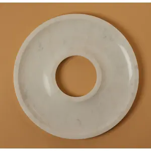 AGRA SOFT STONE CARVING PRODUCTS Galaxy Marble Platter for Decoration and Serving