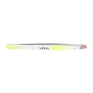Vega Gorgeous Green Tweezer-Slant Tip Silver 20 g