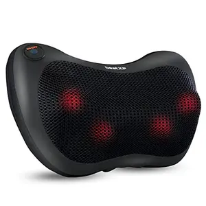 beatXP Deep Heal Pillow ShiatsuaÂ  Infrared Heat Therapy Massager with 3 Mode Settings Deep Tissue Massager for Shoulder Neck and Back Pain Relief with Corded Electric