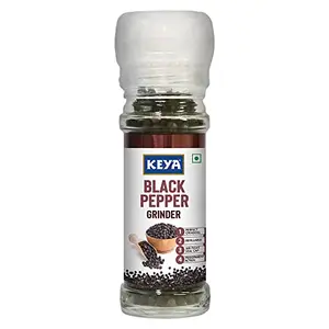 Keya Black Pepper Grinder 50 grams (1.76 oz) - India - Vegetarian