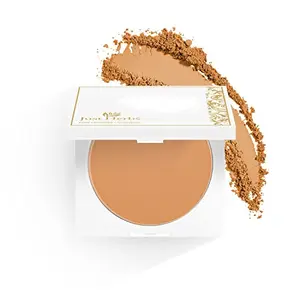 Just Herbs Mattifying & Hydrating Full Coverage Compact Powder With SPF 15 + For All Skin Type Talc & Fragrance Free - 9gm (Natural)