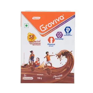 Groviva Wholesome Child Nutrition for Growth & Development - 750g BIB (Chocolate)
