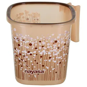 Nayasa Plastic Mug 1.5 litres Brown - by AAROHI13