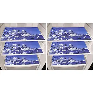 Kuber Industries PVC 6 Pieces Refrigerator Drawer Mats (Blue) -CTLTC11151