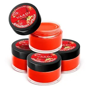 Vaadi Herbals Lip Balm Strawberry and Honey 10g (Pack of 4)