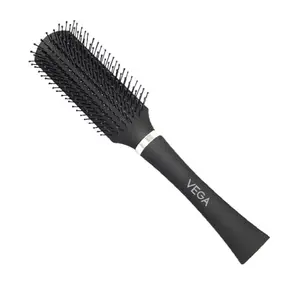 Vega Premium Collection Hair Brush - Flat - Black 1 Pcs