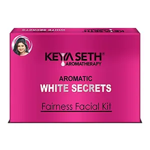 Keya Seth Aromatherapy Aromatic White Secrets Fairness Facial Polisher Toner Cream Pack Gel Kit - (Set of 2)
