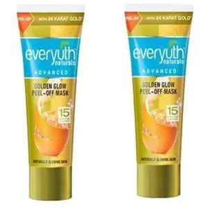 Everyuth Naturals Advanced Golden Glow Peel-Off Mask With 24k Gold 90 g (Pack of 2)