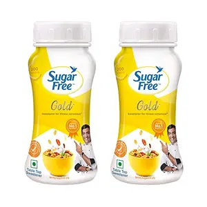 Sugar Free Gold Low Calorie Sweetener - Pack of 2 (100gm x 2) Jar