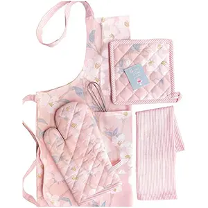 PIXEL HOME DECOR Apron With Gloves