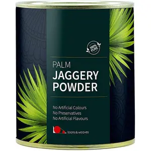 Verem 100% Pure Natural and Unrefined Palm Jaggery Powder (Karuppatti) from Kerala - 250gm