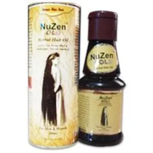 Nuzen Gold Herbal Hair Oil - 100% Pure Herbal Hair Oil Grows New Dense Dark & Strong Hair Prevents Dandruff100% Ayurvedic and can be used both by Men & Women - 100ml (pack of 2)