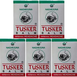 NAGARJUNA Tusker Balm (Pack of 5 x 10 g)