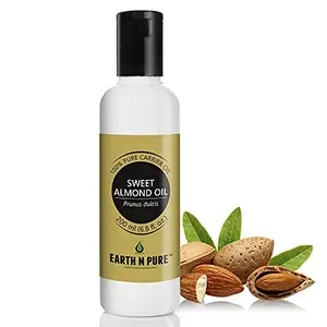 EARTH N PURE Essential Oils (Sweet Almond Oil_200 ml)