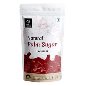 DEGA FARMS Premium Natural Palm Sugar - 200GM | Made with 100% Pure Organic & Natural Ingredients