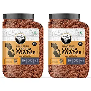 Forest Found 100 % Pure & Natural Unsweetened Dark Cocoa Powder for Cake and Chocolate Making | Vegan Keto & Gluten Free (900 Gm)