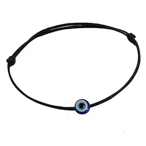 Ahen Beauty different color Evil Eye Bead with different color Cottan Thread Anklet/nazariya anklet free size Crystal evil eye