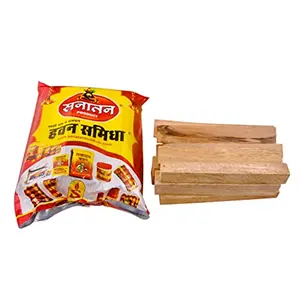 Shiv Shakti Arts Sanatan Hawan Samidha | hawan lakdi | Pure Mango Wood (Aam Ki Lakdi) 4 KG - for Hawan Kund Items for Pooja Home Mandir