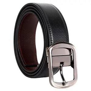 Amicraft Boy's Casual & Formal PU Leather Reversible Belt Black/Brown (Size 28-44 Cut to fit men's Belt)