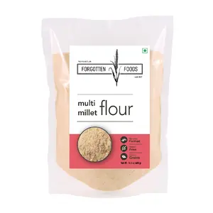 Forgotten Foods Multi Millet Flour - 400g x Pack of 2 - 800 Grams