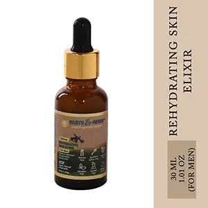 Roots & Herbs Ayurvedic Natural Treatment 100% Vegan No Paraben Lavang Rehydrating Skin Moisturizer Elixir for Men- 50 ML